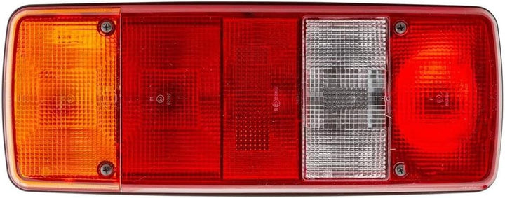 HELLA - Heckleuchte - Glühlampe - 12/24V - Einbau/geschraubt - Lichtscheibenfarbe: mehrfarbig/rot/ge