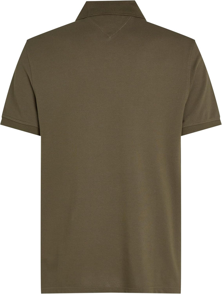 Tommy Hilfiger Herren Poloshirt Kurzarm 1985 Regular Fit S Army Green, S Army Green