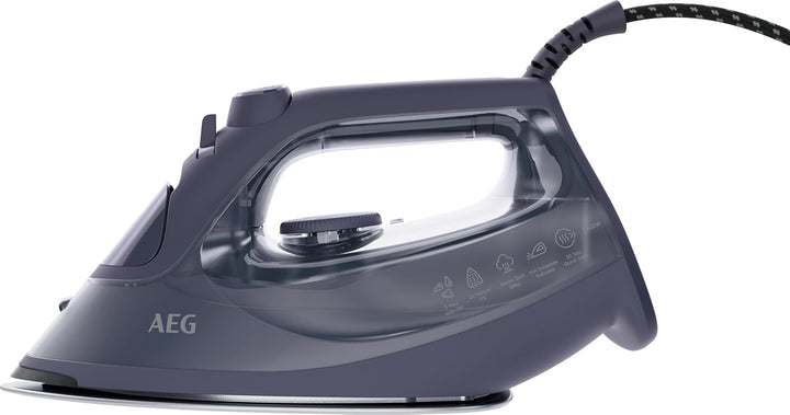 AEG SI6-1-4MN Bügeleisen / 2500 Watt / 200g Dampfstoss / 0-40g Dampf/Min. / Restwärmeanzeige / Siche