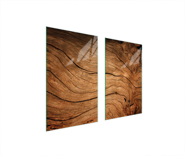 DarHaus Herdabdeckplatten tweiteilig 75x52 cm Ceranfeld Abdeckung Glas Spritzschutz Abdeckplatte Gla