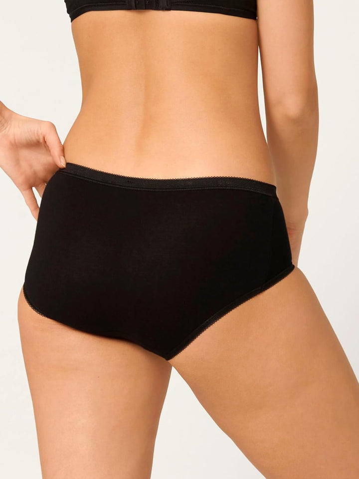 Sloggi Damen Slip (4er Pack) 48 Schwarz, 48 Schwarz