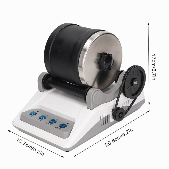 Rock Tumbler Kit DIY elektrisches Spielzeug mit groben Edelsteinen zum Polieren für Erwachsene und10