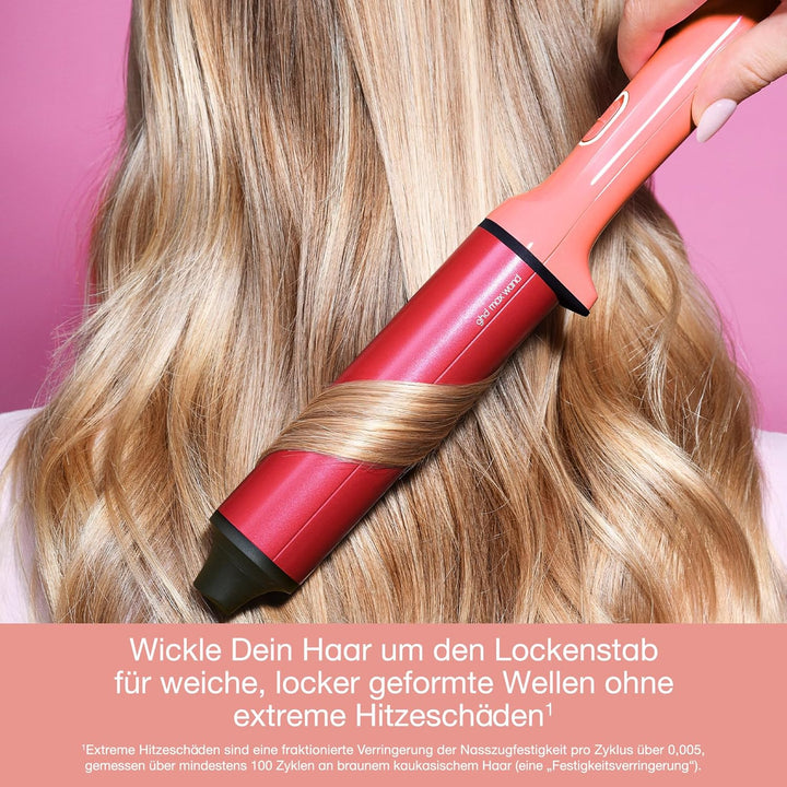 ghd chronos curve Lockenstab ohne Klammer: Fortschrittliche smarte Technologie, für Locken & Wellen,