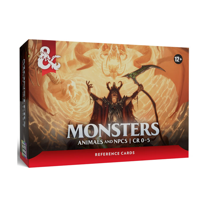 Dungeons &amp; Dragons Referenzkarten – Monster (Tiere und NSCs) | D&amp;D-Zubehör (Englische Version)