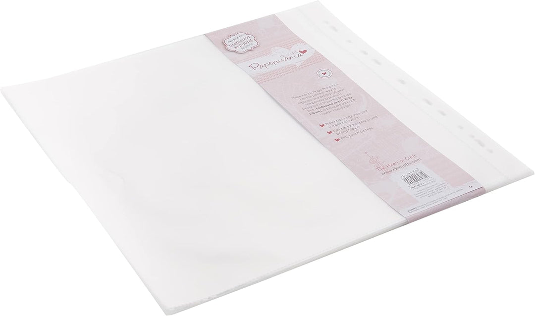Papermania Schutzhüllen, 30,5 x 30,5 cm, 25 Stück 25 Modern, 25 Modern