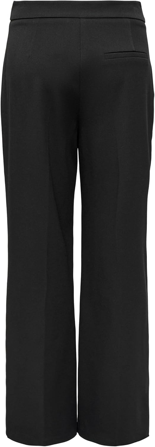 ONLY Damen Onlmia Hw Straight Pant Tlr Noos 34W / 32L Schwarz, 34W / 32L Schwarz