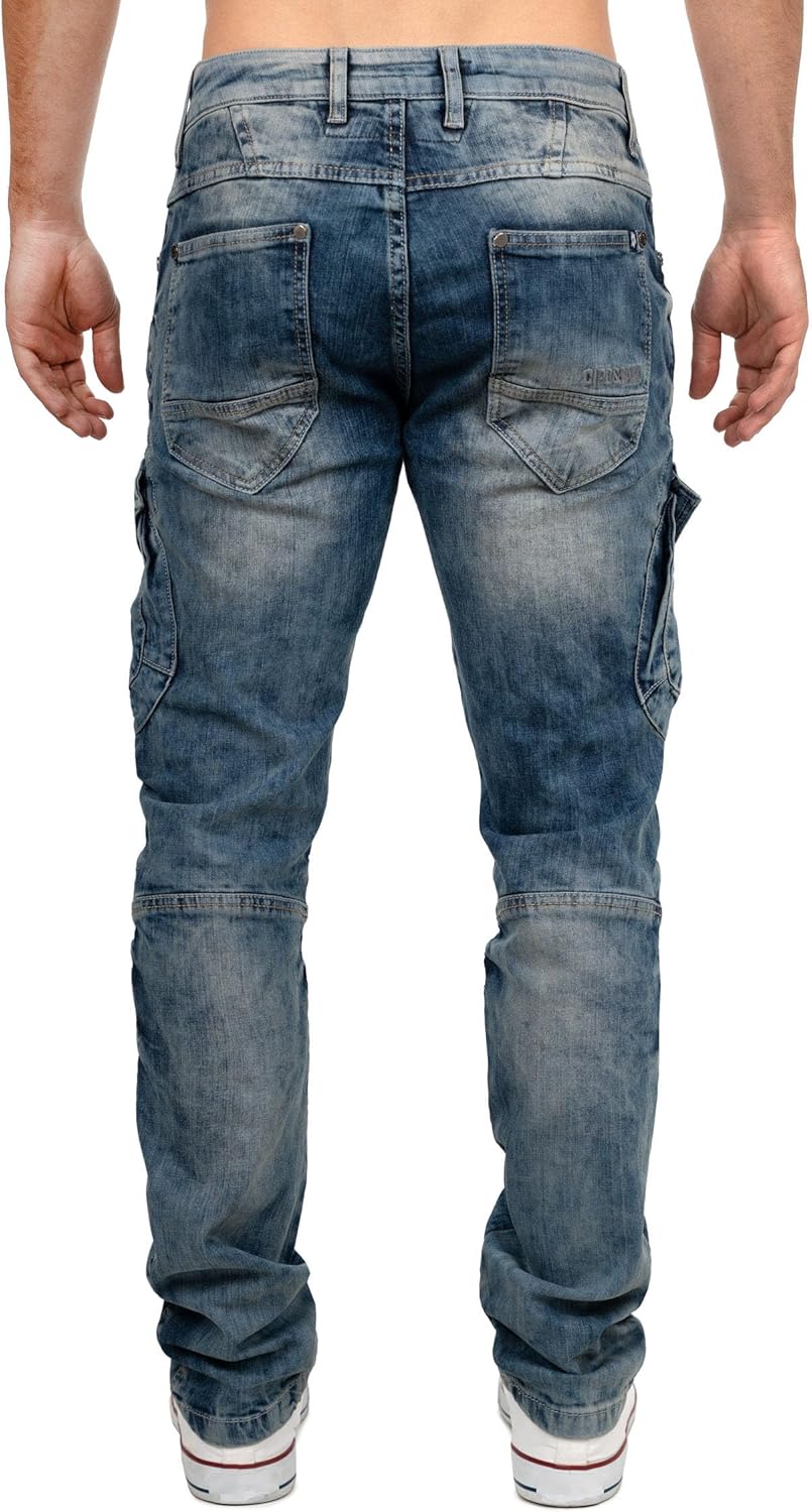 Cipo & Baxx Herren Jeans – Stylische Denim-Mode mit einzigartigem Design, Slim-Fit & Regular-Fit, Bi