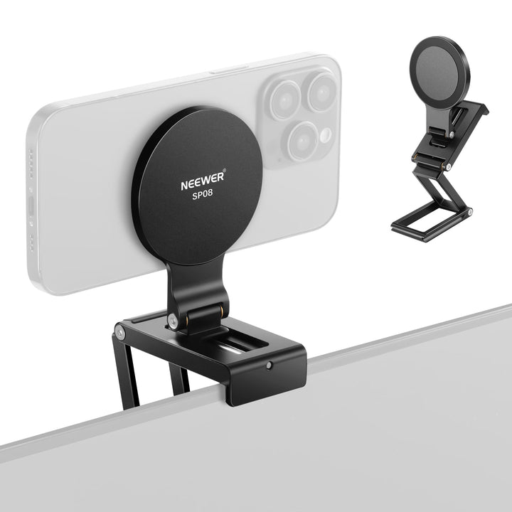 NEEWER Continuity Camera Mount für Tisch Monitor, magnetische dreifach Faltbare Handy Kamera Webcam