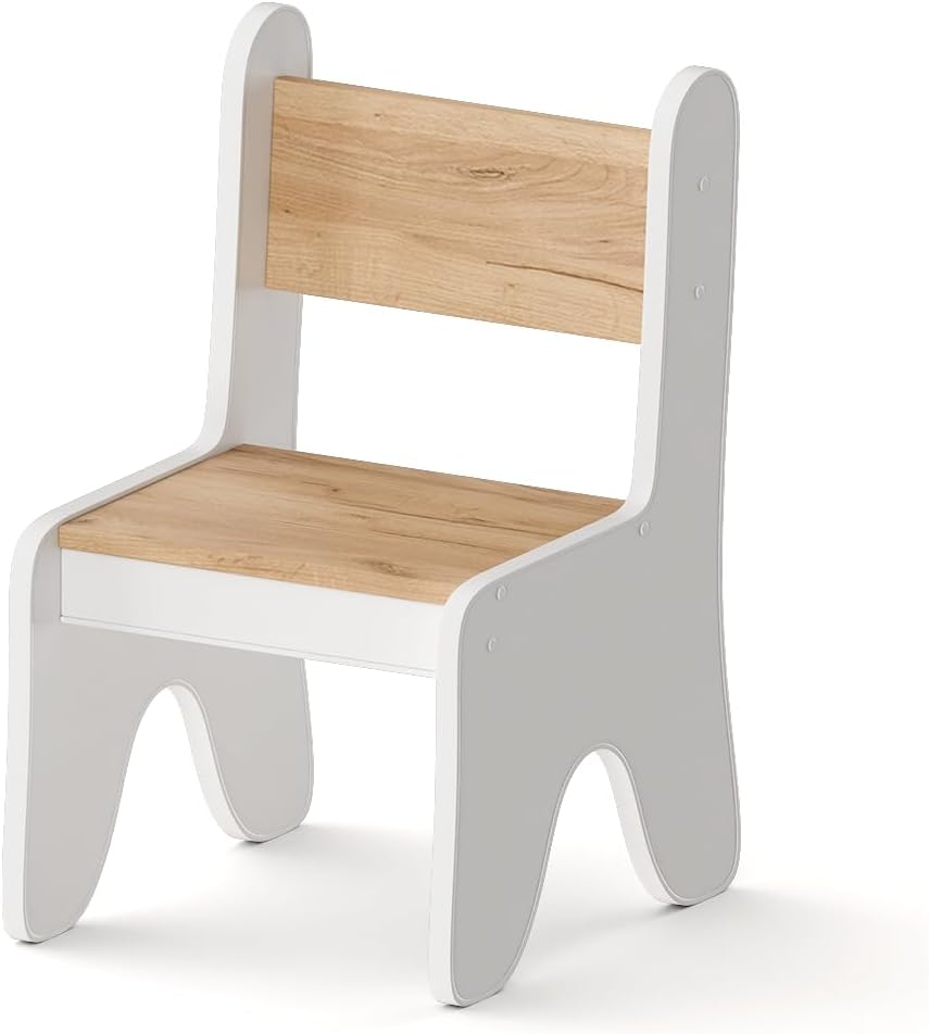 Happy Babies - Kinderschreibtisch-Stuhl-Set, ergonomischer Spieltisch mit geräumiger Schublade - Kin