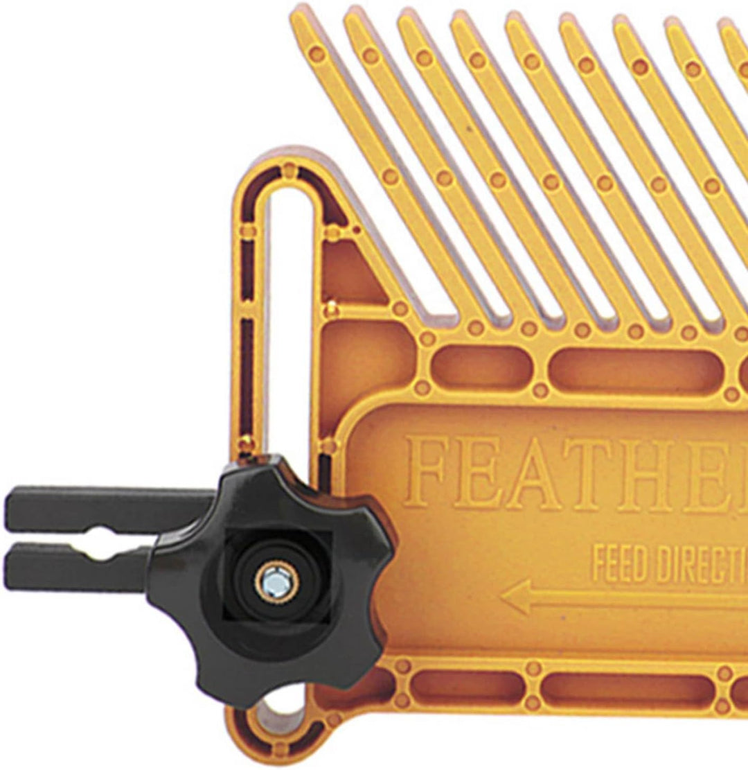 Holzbearbeitung Federbrett Sicherheitsvorrichtung Inverted Square Einzigartige Fasenrille für Tischs