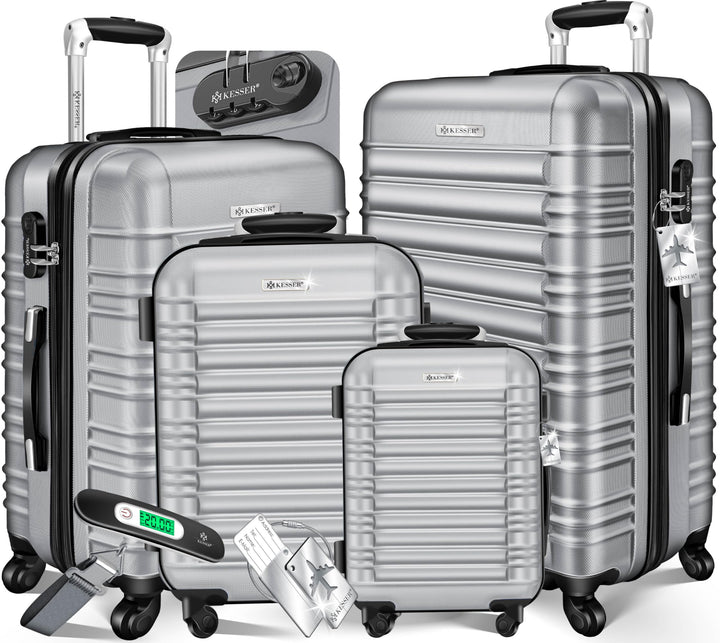 KESSER® 4tlg. Hartschalenkofferset Hard Shell Basic Hartschalenkoffer Trolley Koffer Reisekoffer Rei