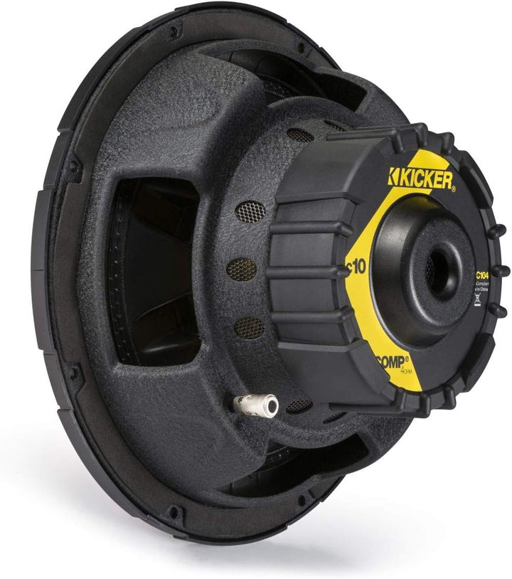 KICKER 43C104 10 Zoll Comp Subwoofer Schwarz