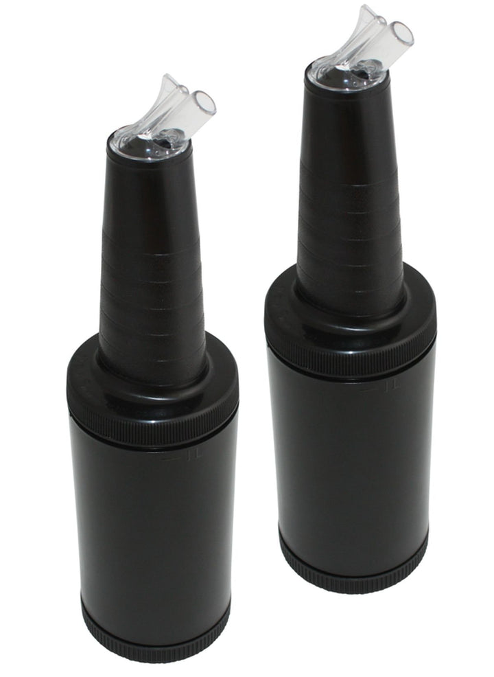 Bottle pour master schwarz 2 Stück 1LITER mit Deckel