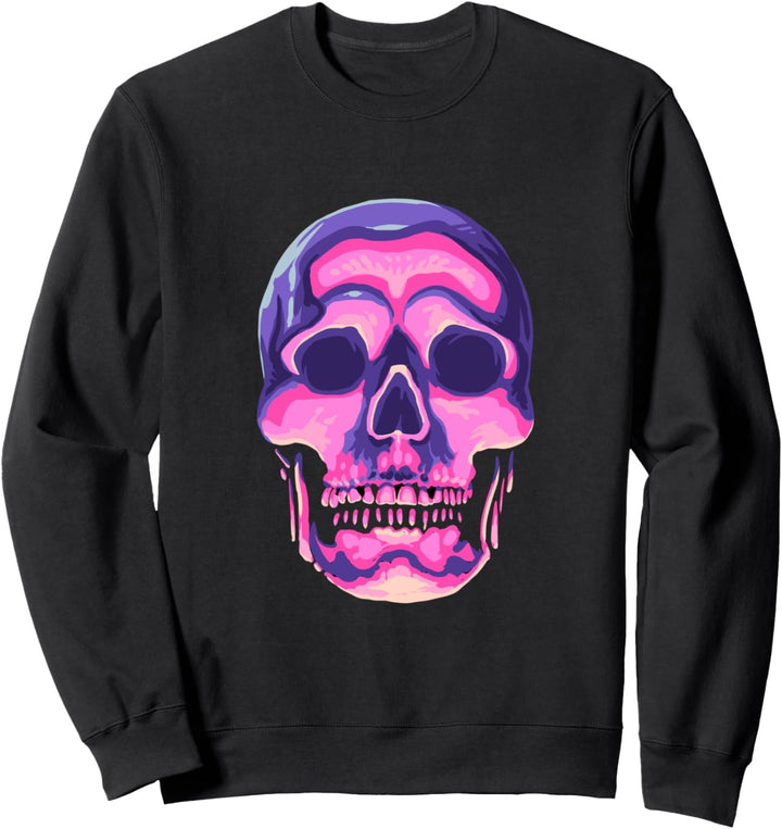 Pastell Goth Schädel Geschenk Sweatshirt