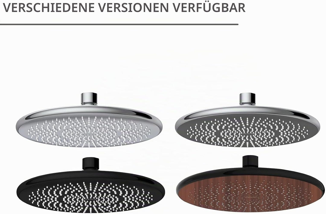 WENKO Wasserspar Regenduschkopf Watersaving, wassersparende Universal-Kopfbrause mit nachhaltigem Wa