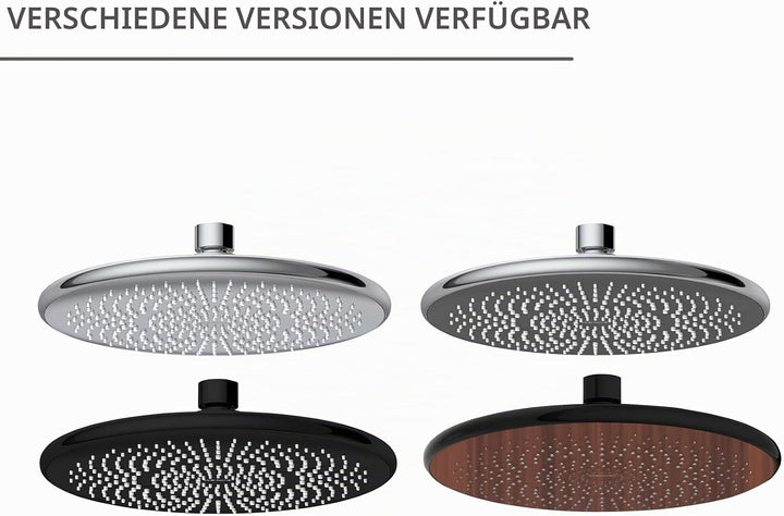 WENKO Wasserspar Regenduschkopf Watersaving, wassersparende Universal-Kopfbrause mit nachhaltigem Wa