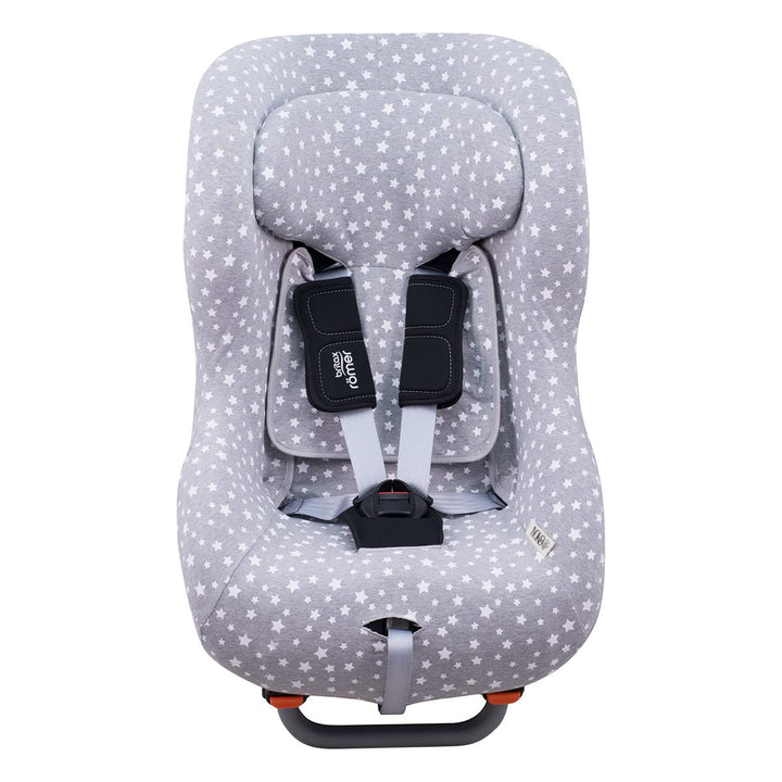 JYOKO KIDS Bezug kompatibel mit Romer Britax Max Way Plus (White Star), White Star