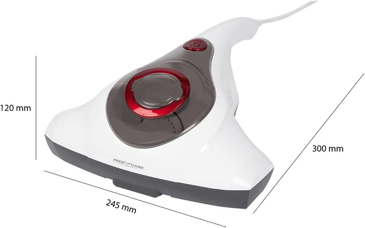 ProfiCare Milbensauger PC-MS 3079, Milben-Staubsauger m. Kabel ideal für Sofa, Bett, Couch, Matratze