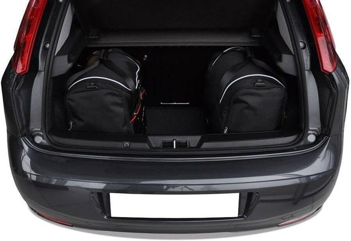 KJUST Dedizierte Kofferraumtaschen 4 STK kompatibel mit FIAT Punto 2012 2012+