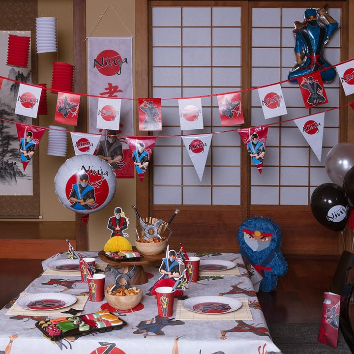 Boland - Pinata Ninja, Partyspiel, Hängedeko, Dekoration für Geburtstag, Mottoparty und Karneval