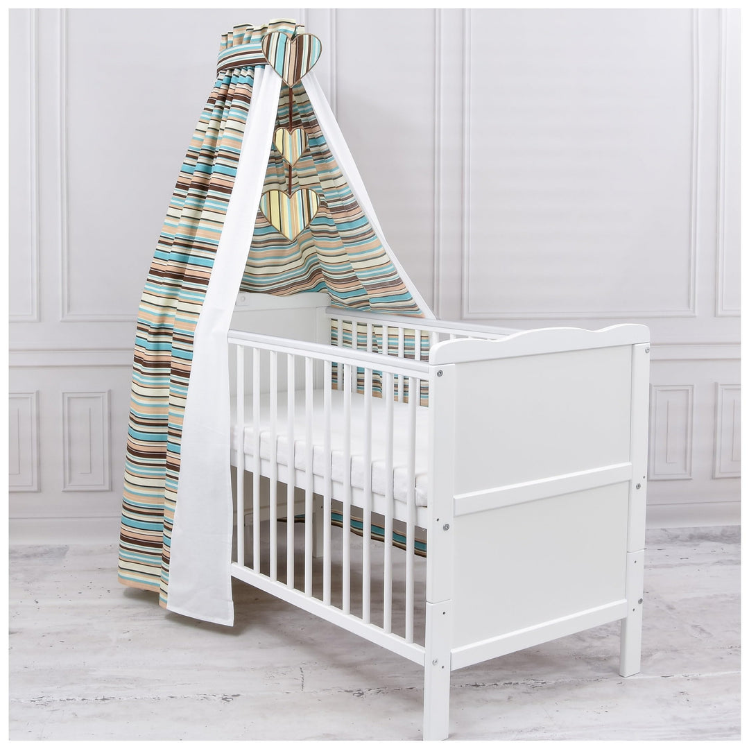 Generisch Baby Delux Babybett Himmel Betthimmel Baumwolle Baldachin für Babybett Kinderbett Wiege St