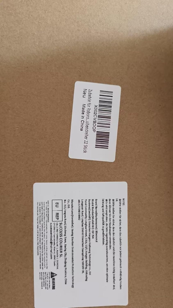 Zubehör für Roborock QV 35A/QV 35S/QR 598/QR 798 Staubsauger, Ersatzteile mit 2 Hauptbürste, 4 Hepa