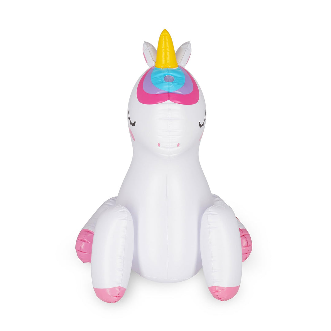 Legami - Aufblasbares Spiel mit Wasserspritzer - Inflatable Sprinkler, Einhorn spritzt Wasser, ideal