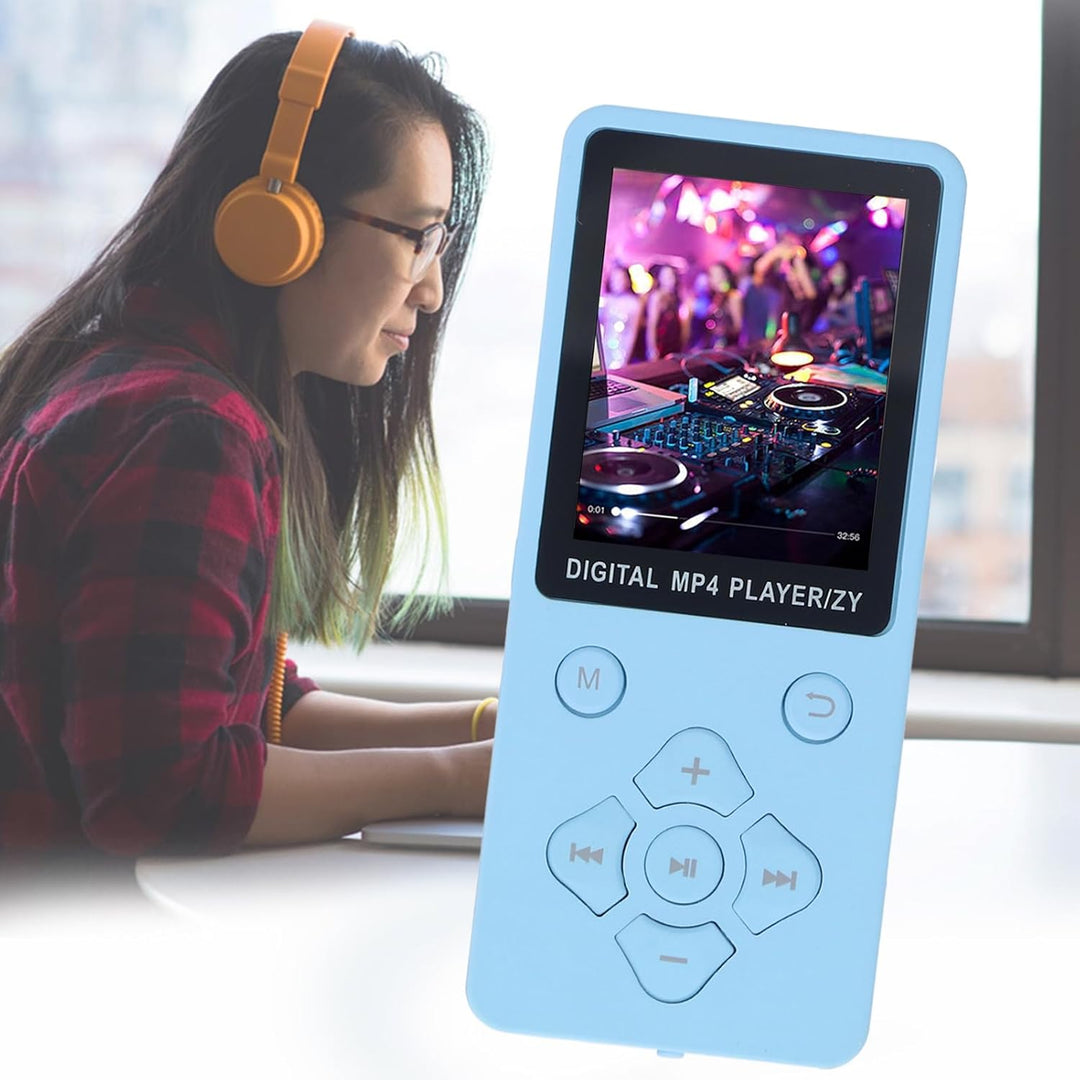 MP3-Player mit Bluetooth, HiFi-Sound, 1,8-Zoll-Bildschirm, Tragbarer Musik-Player, Digitaler Audio-P