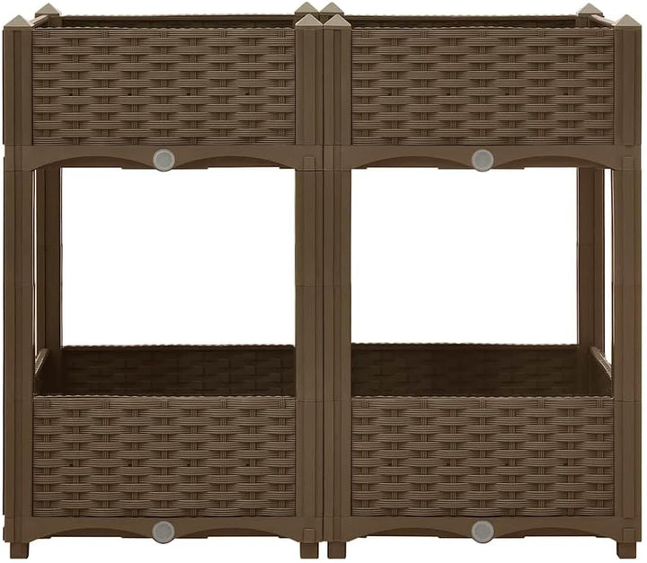 vidaXL Hochbeet Pflanzkasten Pflanzbeet Gemüsebeet Blumenbeet Blumenkasten Frühbeet Gartenbeet Blume