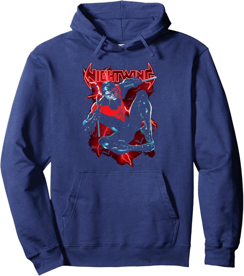 Batman Nightwing Lightwing Pullover Hoodie