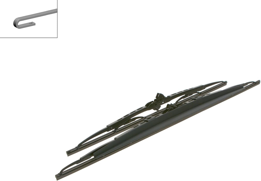 Bosch Scheibenwischer Super Plus Spoiler SP24/19S, Länge: 600mm/475mm − Set für Frontscheibe - Nur f
