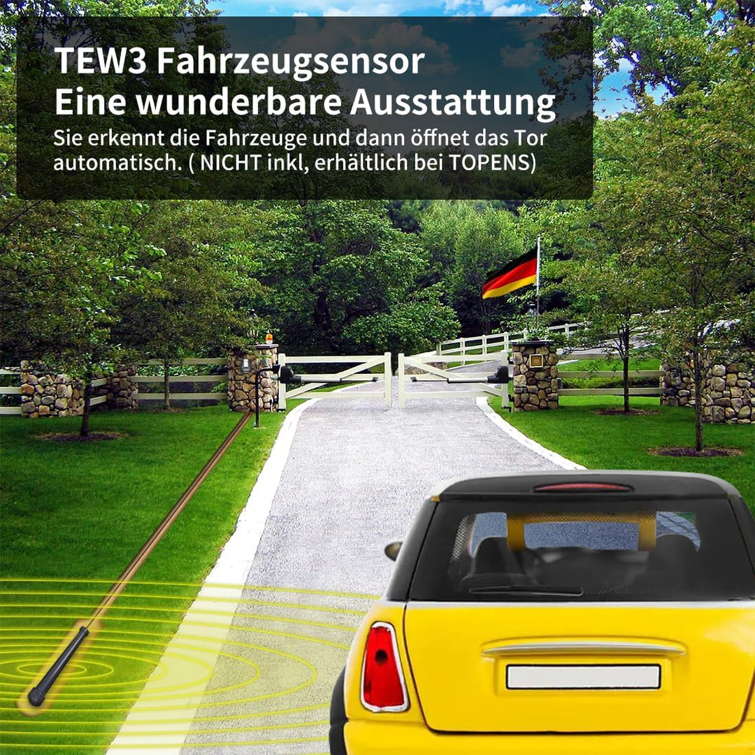 TOPENS AT602 Drehtorantrieb Flügeltorantrieb Doppelflügeltor Torantrieb automatischer Toröffner Auto