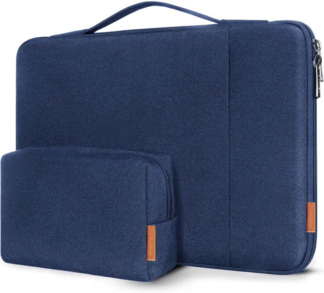 DOMISO Tragbare Tasche, wasserdichte Laptoptasche, LP07 16 Zoll Navy blau, 16 Zoll Navy blau