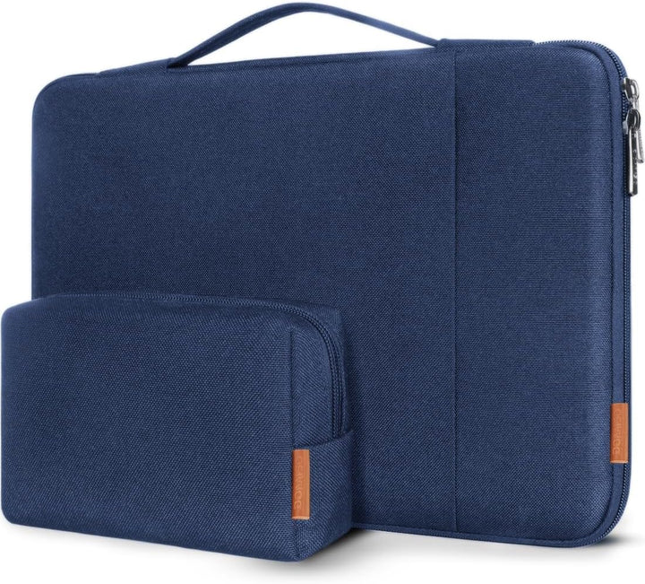 DOMISO Tragbare Tasche, wasserdichte Laptoptasche, LP07 16 Zoll Navy blau, 16 Zoll Navy blau