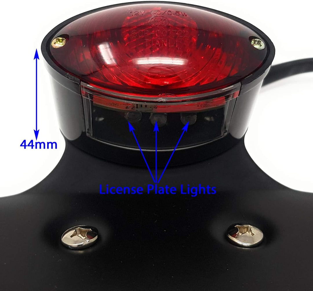 Motorrad Brems & Rücklicht LED für Retro Vintage Massgefertigt Projekt