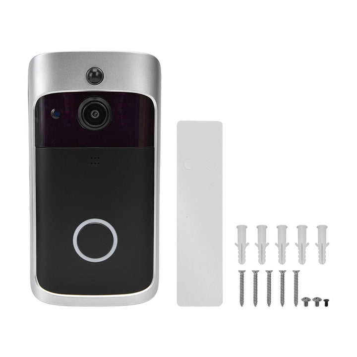 1080P Video-Türklingel, V5 Smart WiFi Video-Türklingel, HD-Video-Türklingel 2,4 GHz 720P Einfache In