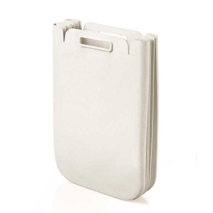 Guzzini - Home, ECO PACKLY Abfallsammler - Milchweiss, 30x25xh45 cm (open)|30x5xh45 cm (closed)|Capa