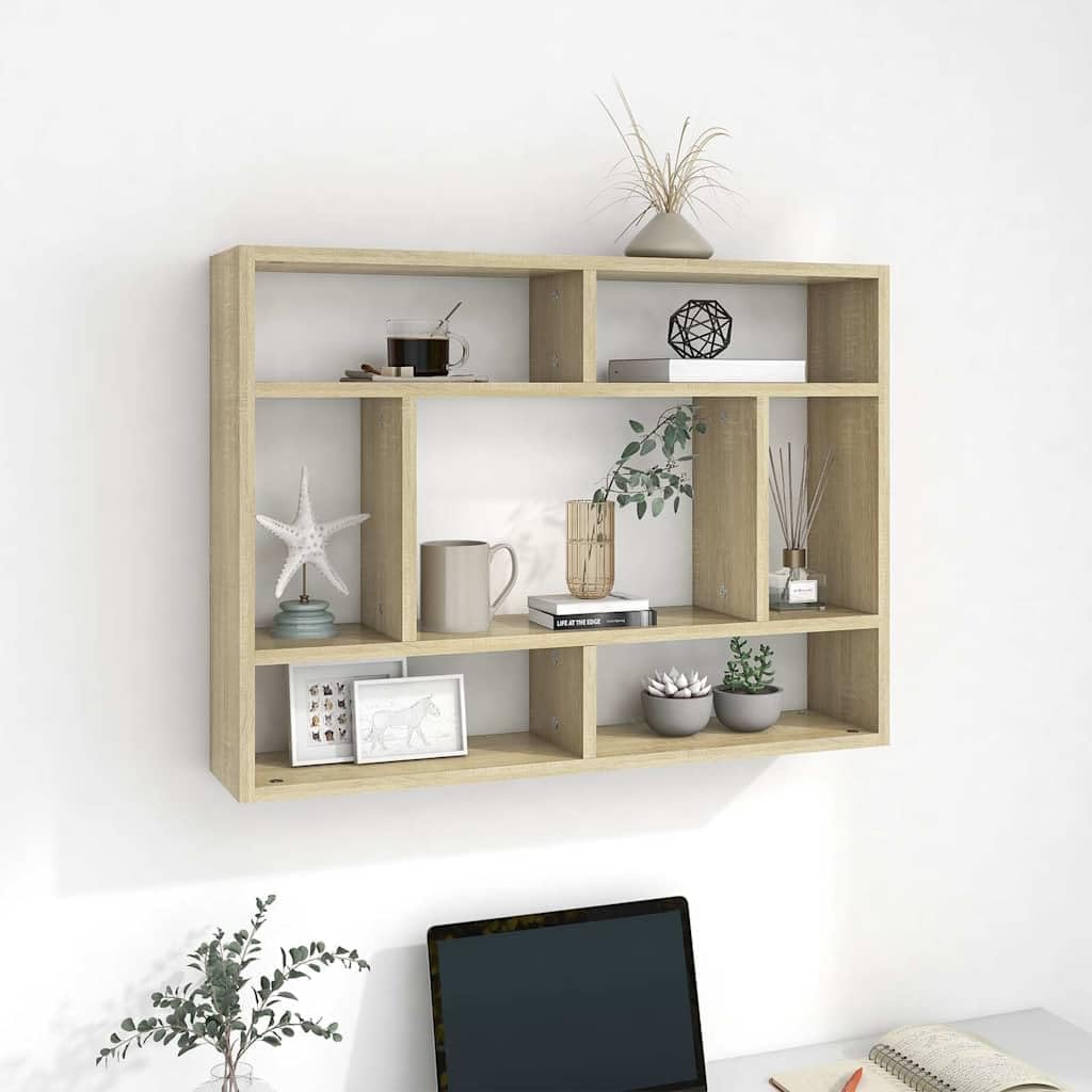 vidaXL Wandregal Bücherregal Hängeregal Schweberegal Regal Wandboard Dekoregal Wandablage Wandschran