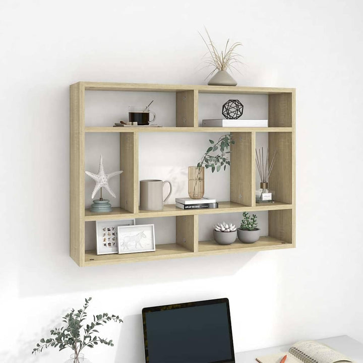 vidaXL Wandregal Bücherregal Hängeregal Schweberegal Regal Wandboard Dekoregal Wandablage Wandschran