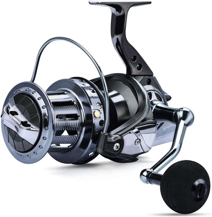 Sougayilang Spinning Reels 10000 Series Surf Fishing Reels,10+1 Stainless BB Ultra Smooth Powerful w