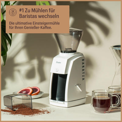 Baratza - Encore 230V Kaffeemühle - Elektrische Kaffeemühle mit Mahlwerk, Weiss, Weiss