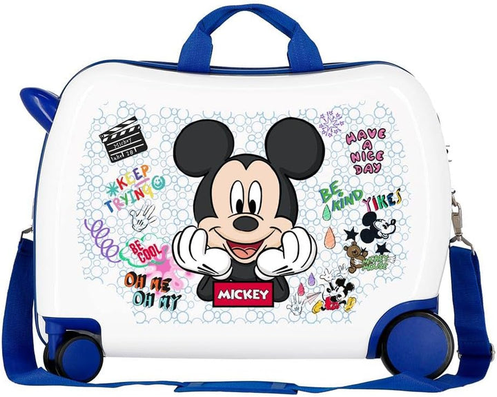 Disney Mickey Be Cool Blue Kinderkoffer 50 x 39 x 20 cm starres ABS seitliches Zahlenschloss 34 l 1,