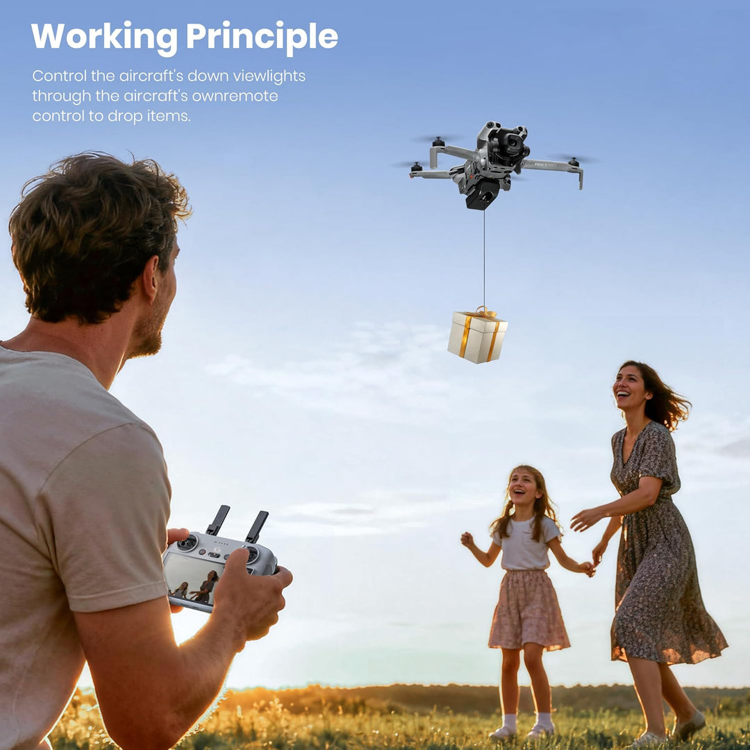 STARTRC Drohnen-Luftabwurfsystem für DJI Mini 5 Pro, Nutzlast-/Liefer-/Transport-Abwurfvorrichtung f