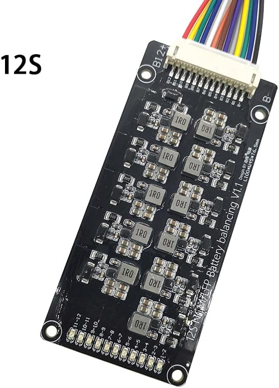 TECNOIOT 1 STÜCKE 12 S 1,2 A Li-Ion Lifepo4 Lithium Batterie Aktiver Equalizer Balancer Induktives B