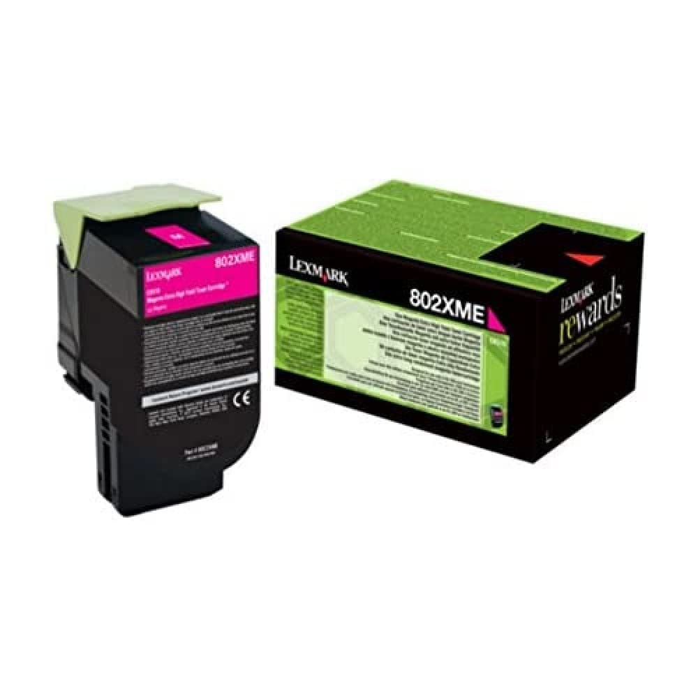 Lexmark,1914947,802Xme AA8Toner MagentaStandardkapazitã¤T 4 Seiten1er-Pack Corporate