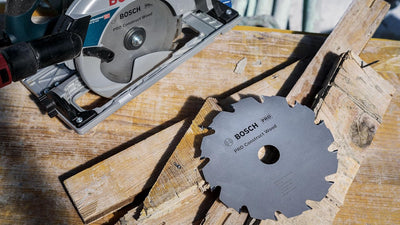 Bosch 1x PRO Construction Wood Kreissägeblatt für Netz-Handkreissägen (für Bauholz mit Mörtel und Nä