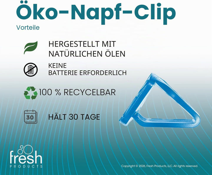 Fre-Pro by Fresh - Bowl Clip Lufterfrischer für Toiletten, Cotton Blossom, Box mit 12 Stück, Cotton