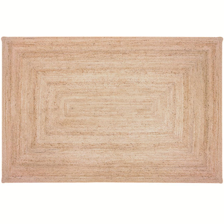 RAJRANG BRINGING RAJASTHAN TO YOU Teppich aus Jute, rechteckig, 153 x 92 cm, Bio, freundlich, Naturf