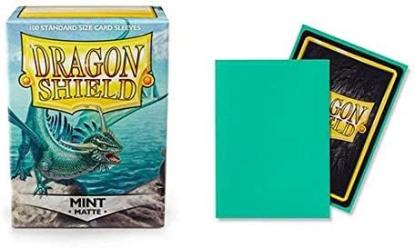 Dragon Shield Kartenhüllen, matt, Minzgrün, Standardgrösse, 100 Stück, 10 Stück
