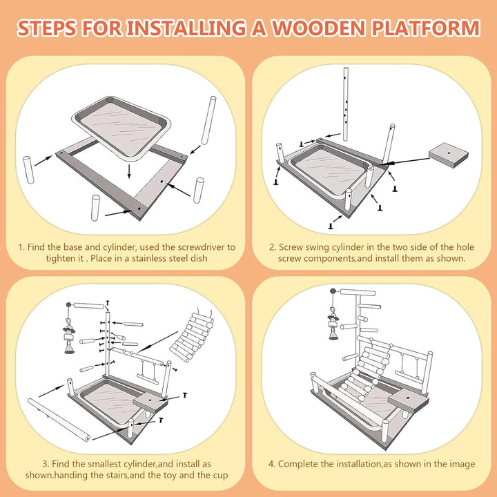 Parrot Playstand, Vögel Spielplatz, Wellensittich Spielzeug Vögel Spielplatz Papagei Spielplatz Papa